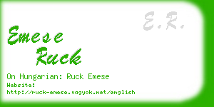 emese ruck business card